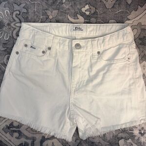 Ralph Lauren Women's White Jean Shorts